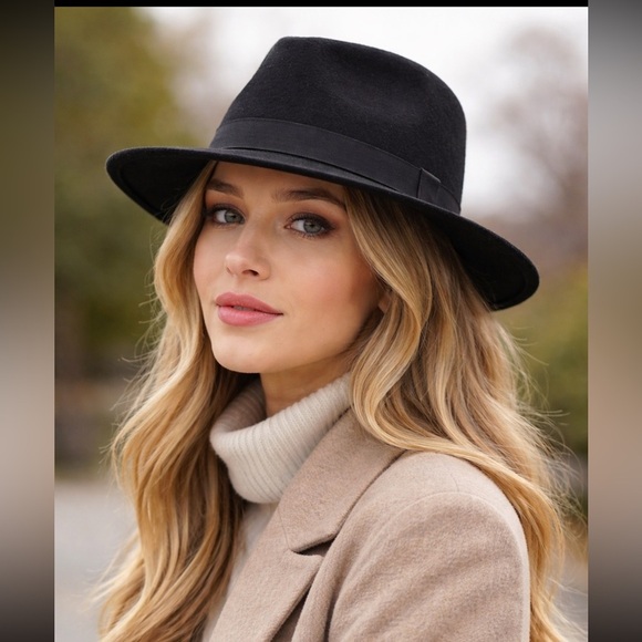 Barbour Accessories - Barbour Black Fedora Hat